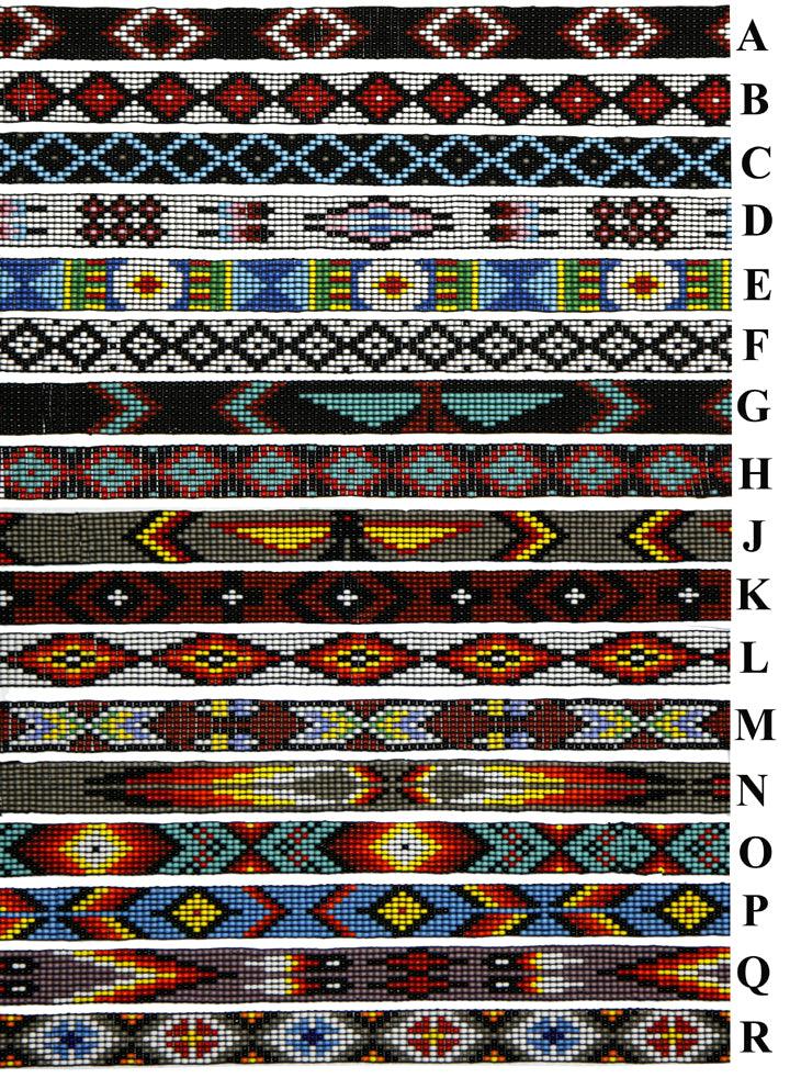 5/8" Beaded Hatband with Suede Tie Ends - Houlihan Saddlery LLC