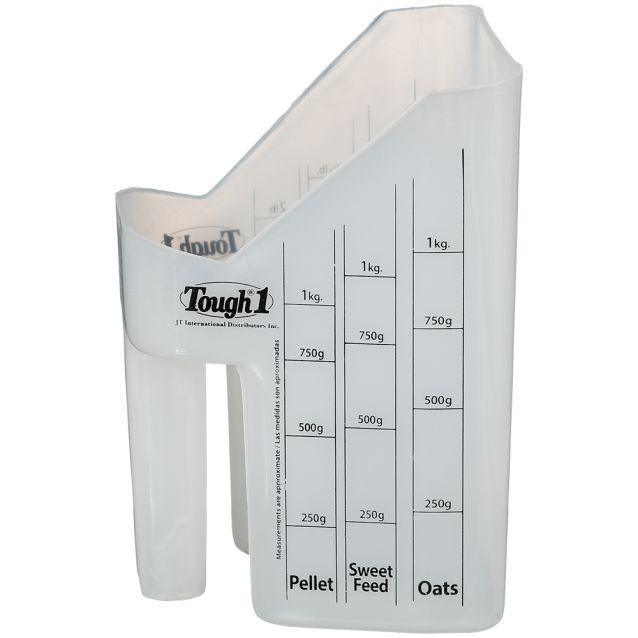 Tough1 Feed Scoop with Measurements - Houlihan Saddlery LLC