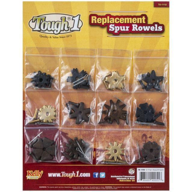 Tough1 Replacement Spur Rowels Card - Houlihan Saddlery LLC