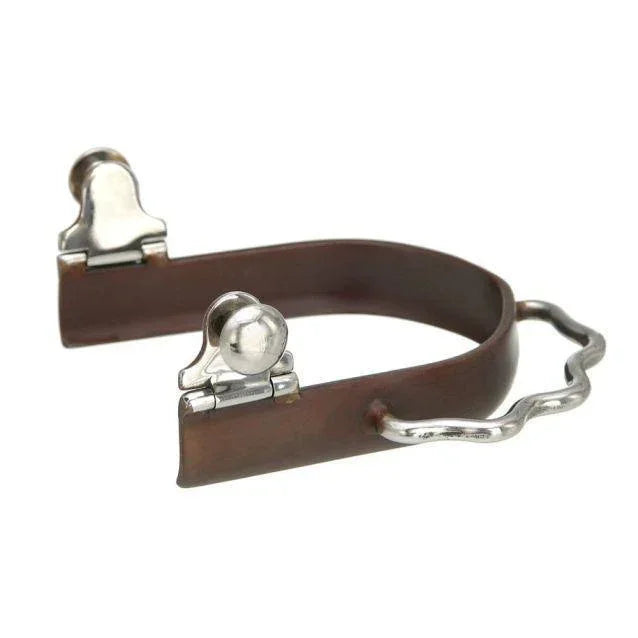 Tough1 Antique Brown Sidewinder Spurs - Houlihan Saddlery LLC