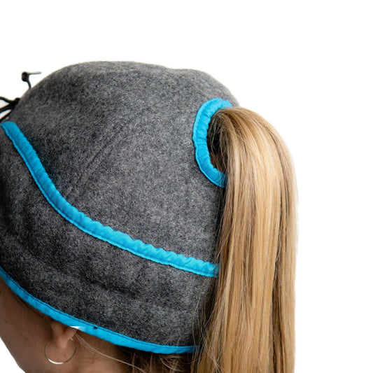 Ladies Wool Railroad Hat with Ponytail Hole - Houlihan Saddlery LLC
