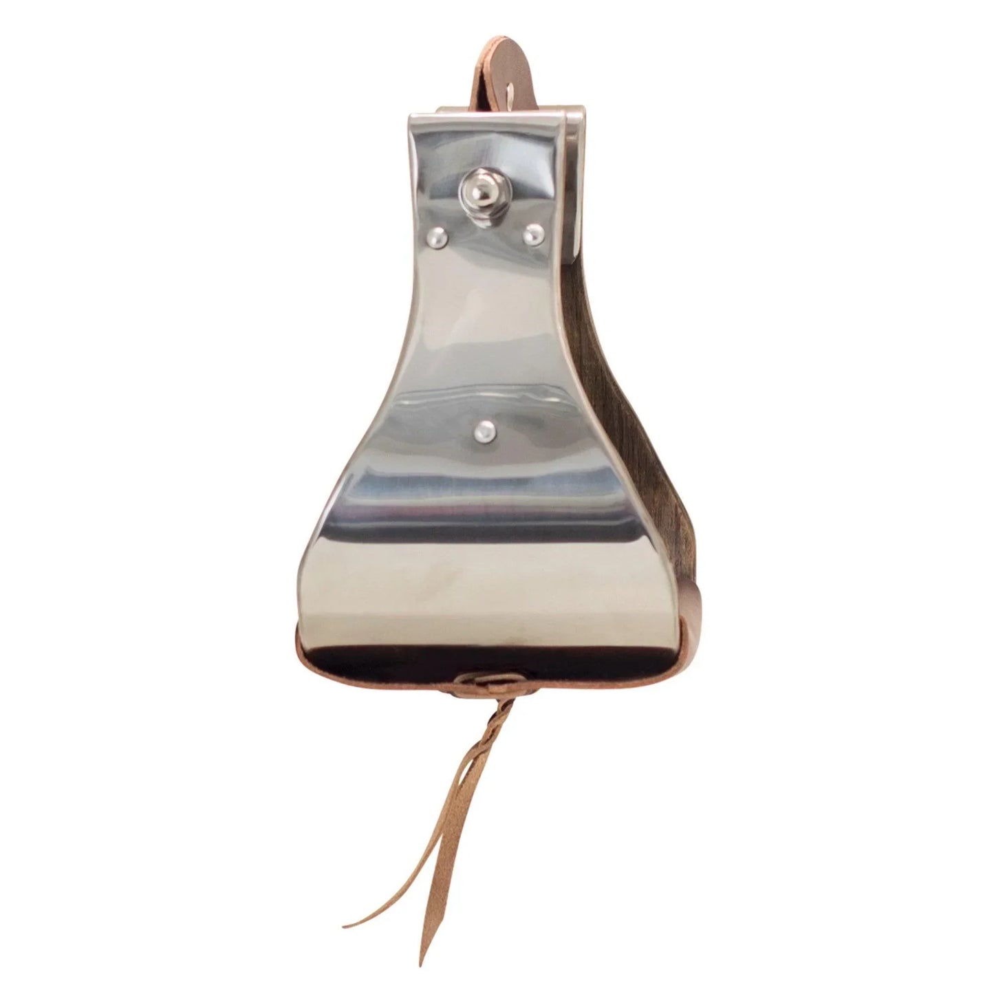 Metalab Open Range Stainless Steel Covered Wooden Stirrups - Houlihan Saddlery LLC