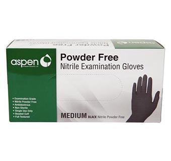 Aspen Vet Nitrile Exam Gloves-Black (100 Count) - Disposable Gloves - Aspen Vet - Houlihan Saddlery LLC