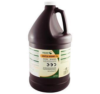Aspen Vet Gentle Iodine 1% - Houlihan Saddlery LLC