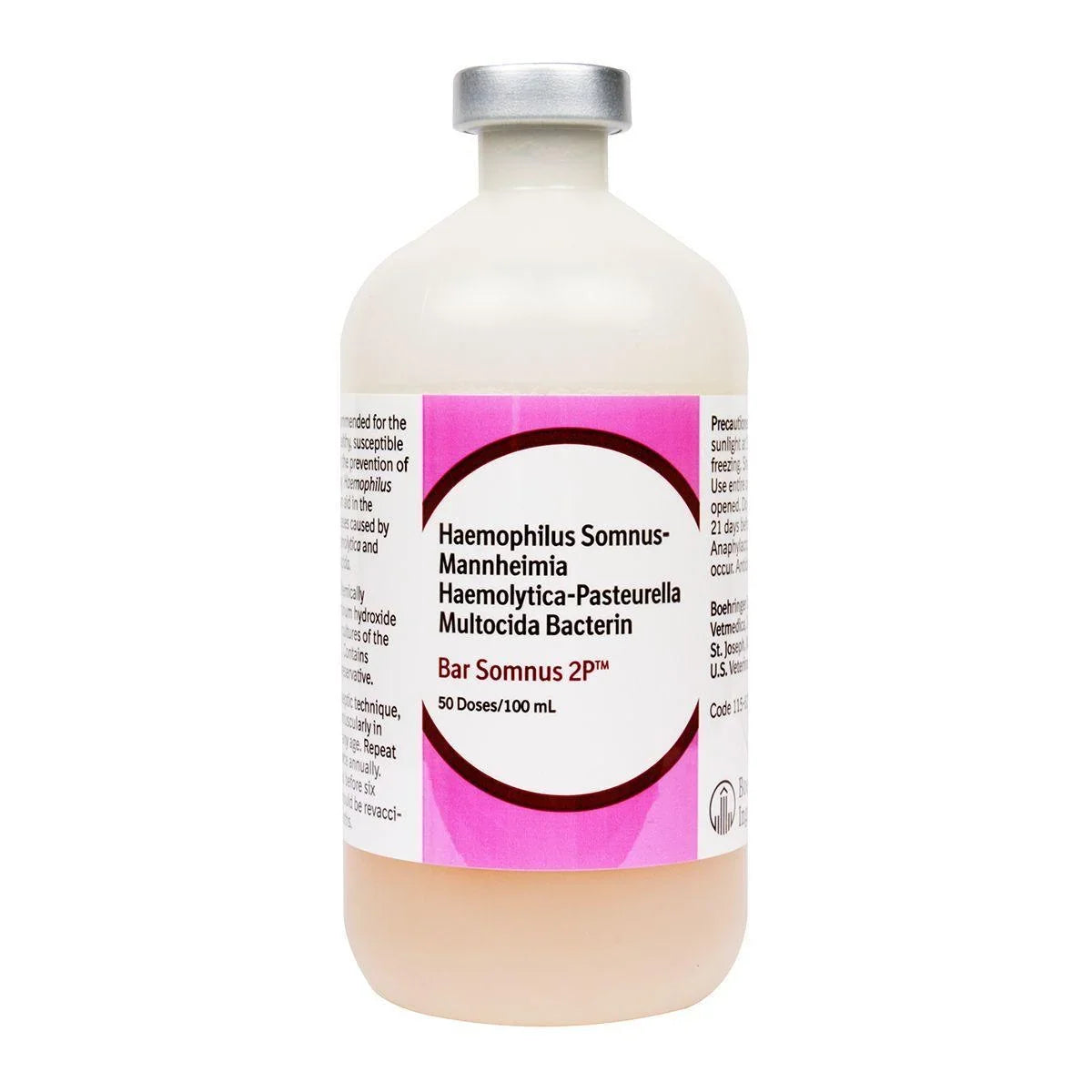 Bar Somnus 2P - Cattle Vaccine - Boehringer Ingelheim - Houlihan Saddlery LLC