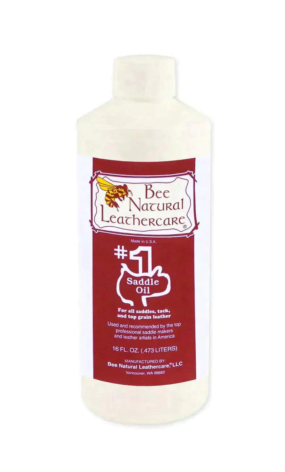 Bee Natural Saddle Oil 16oz - Houlihan Saddlery LLC