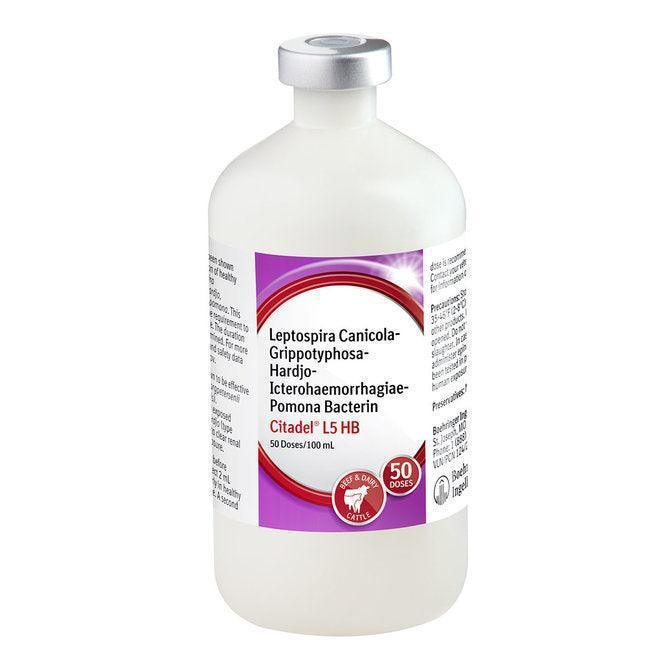 Citadel L5 HB Cattle and Swine-50 Dose - Houlihan Saddlery LLC