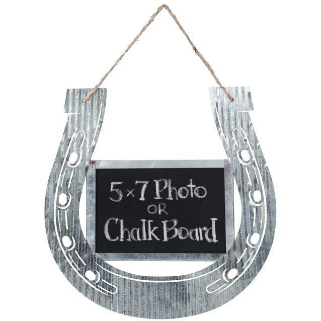 Corrugated Horsehoe Chalk Frame - Houlihan Saddlery LLC