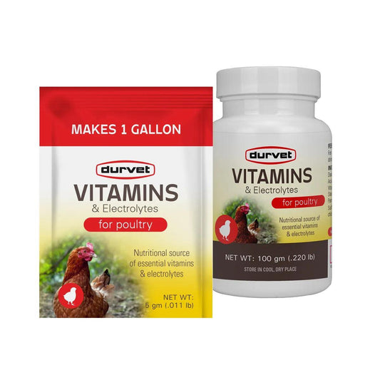 Durvet Vitamins & Electrolytes Poultry Supplement - Houlihan Saddlery LLC