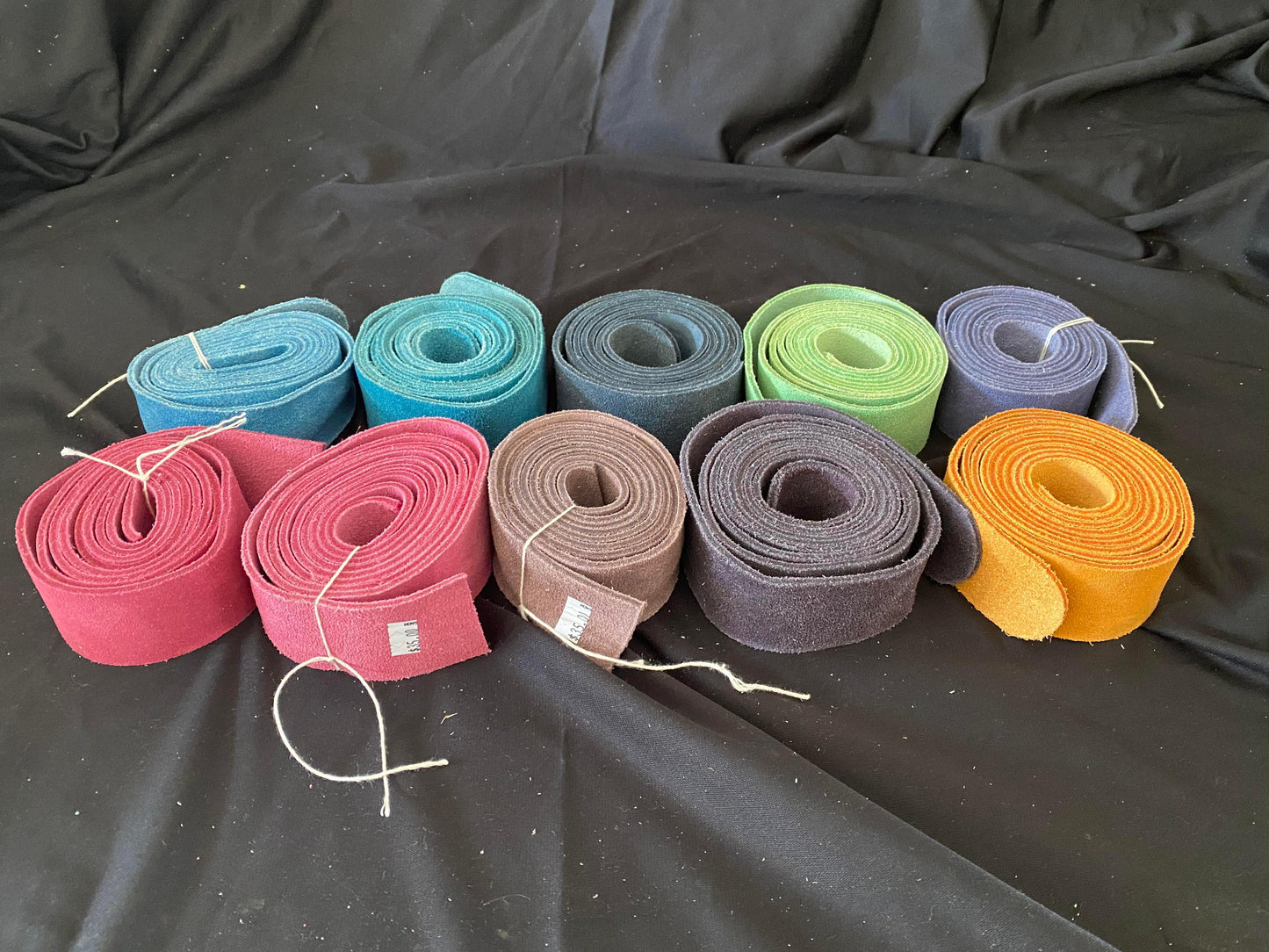 Dyed Mule Hide Horn Wraps-1-3/4" - Houlihan Saddlery LLC