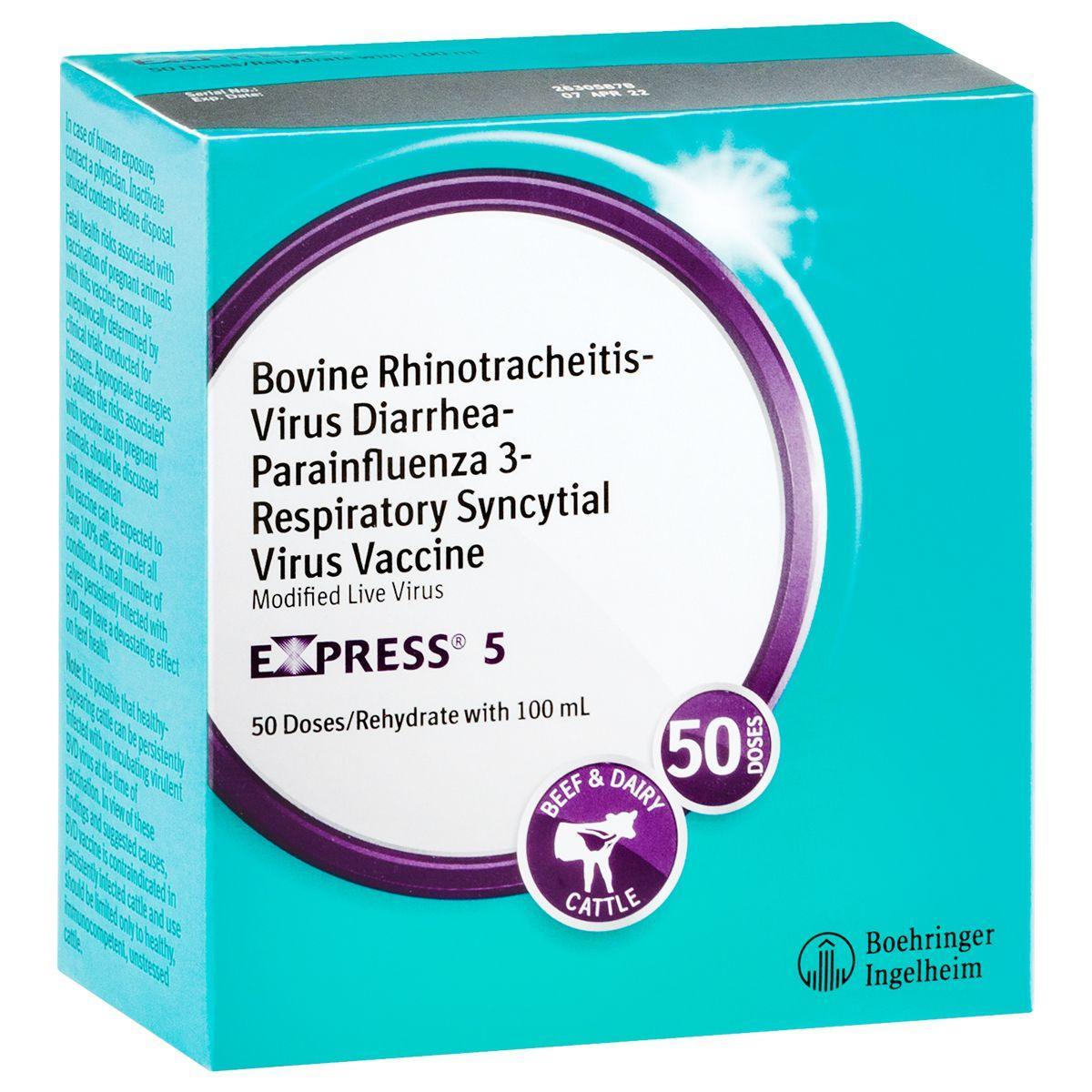 Express 5 - Cattle Vaccine Boehringer Ingelheim Houlihan Saddlery LLC