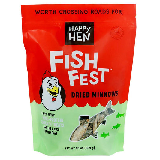 Happy Hen Fish Fest Dried Minnows - Houlihan Saddlery LLC