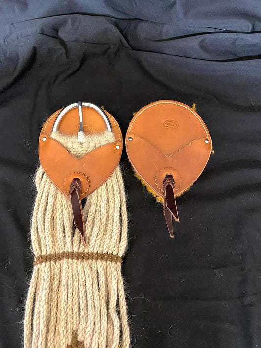 Harness Leather Cinch Chafe Guards - Houlihan Saddlery LLC