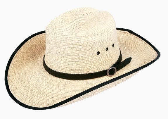 Low Crown Cattleman with Leather Band - Houlihan Saddlery LLC