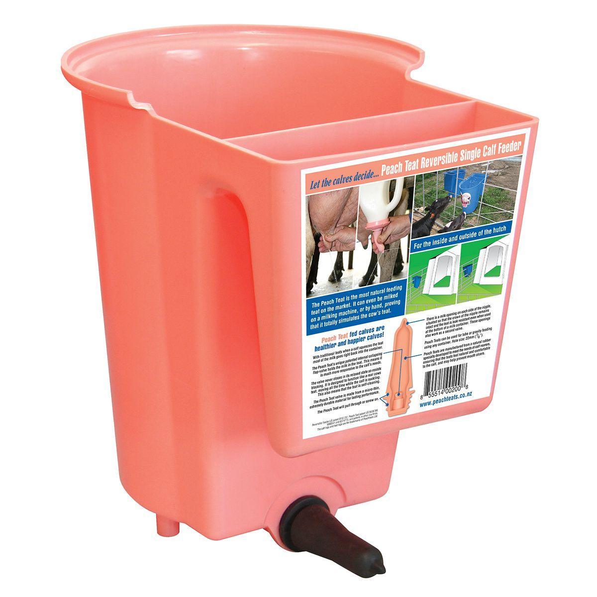 Peach Teats Single Calf Feeder - Houlihan Saddlery LLC