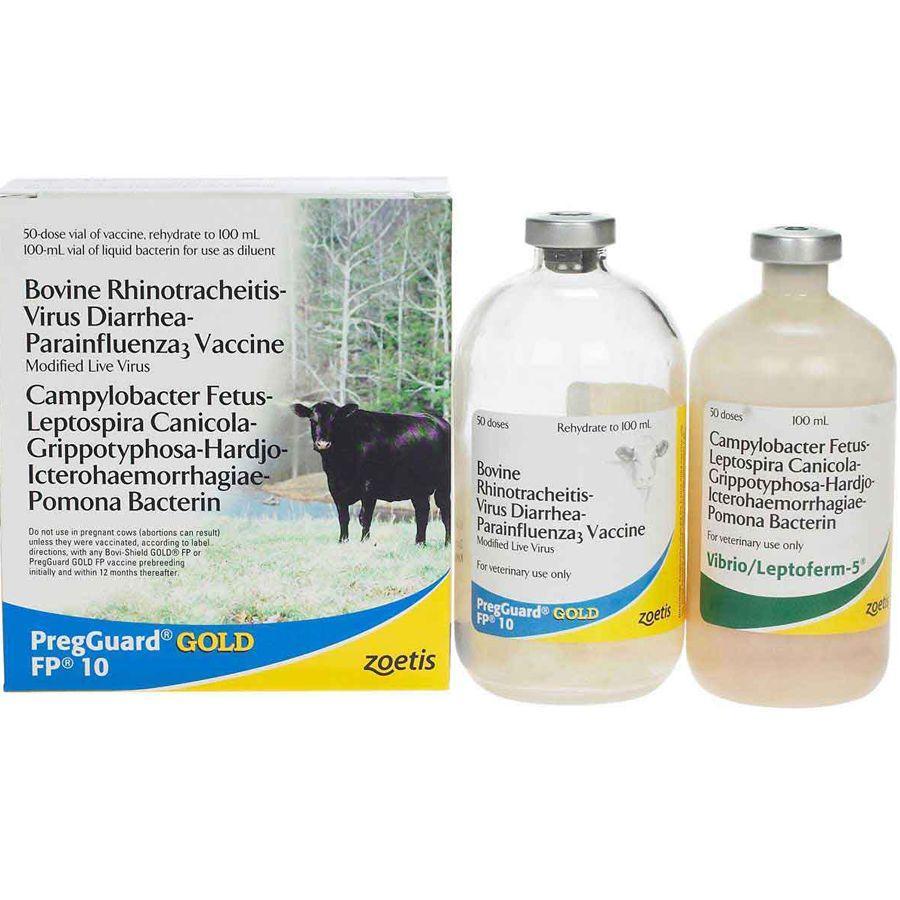 PregGuard GOLD FP 10 - Cattle Vaccine Zoetis Houlihan Saddlery LLC