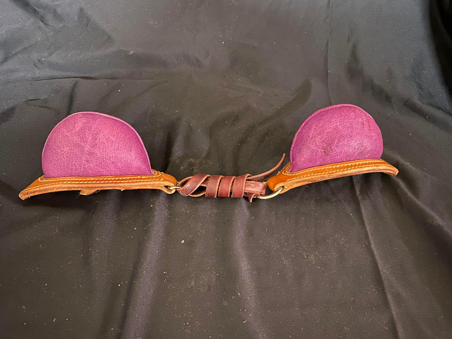 Purple Boar Hide Bucking Rolls - Houlihan Saddlery LLC