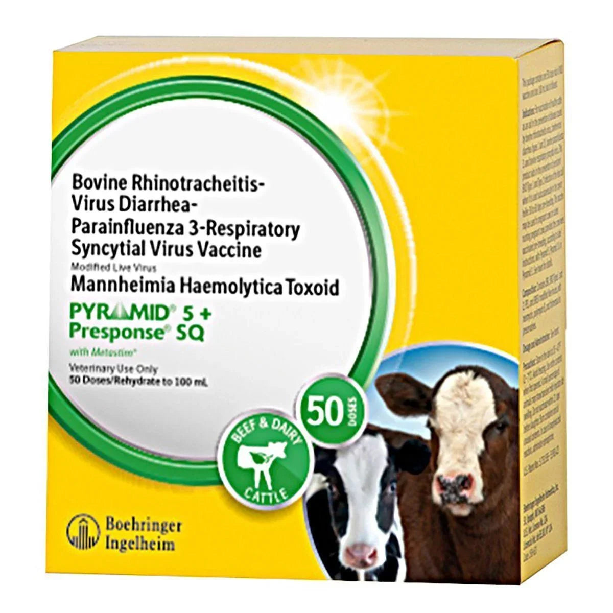 Pyramid 5 + Presponse SQ - Cattle Vaccine - Boehringer Ingelheim - Houlihan Saddlery LLC