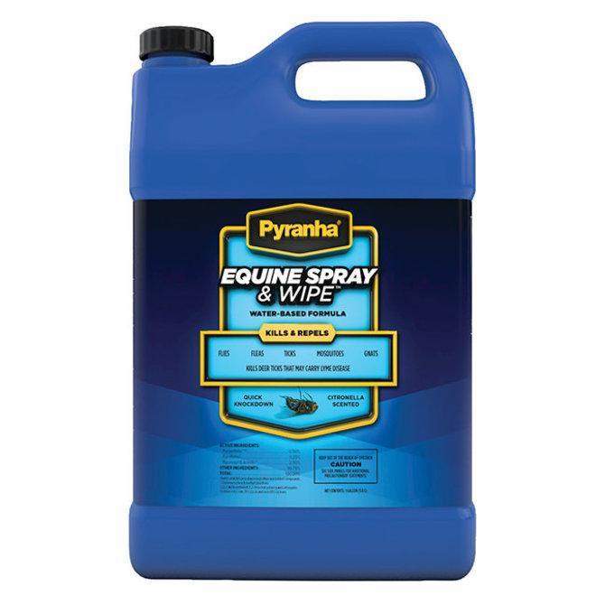 Pyranha Equine Spray & Wipe - Horse Fly control Pyranha Houlihan Saddlery LLC