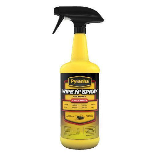 Pyranha Wipe N' Spray Fly Spray - Houlihan Saddlery LLC