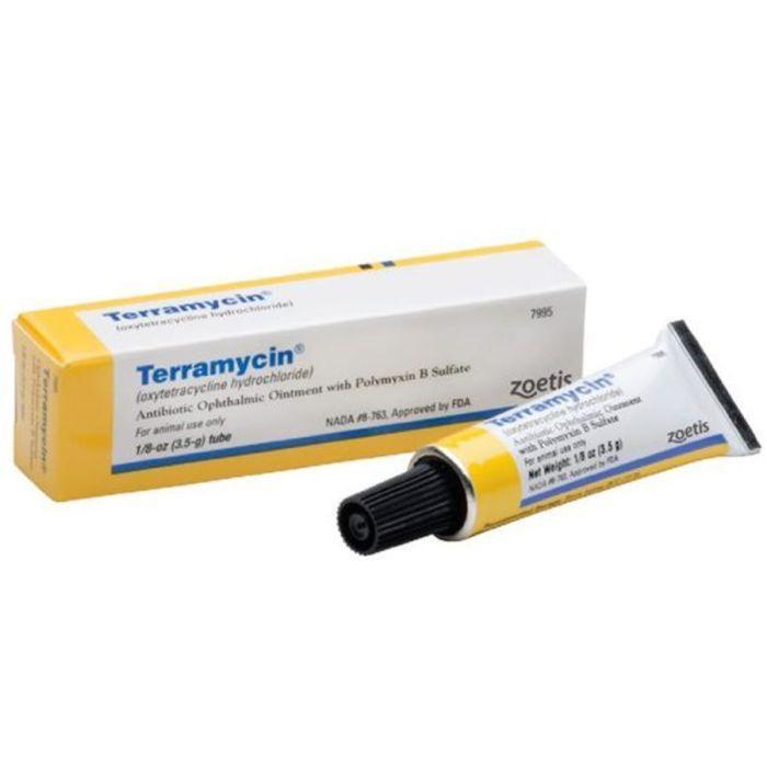 Terramycin Ophthalmic Ointment-1/8oz - Houlihan Saddlery LLC