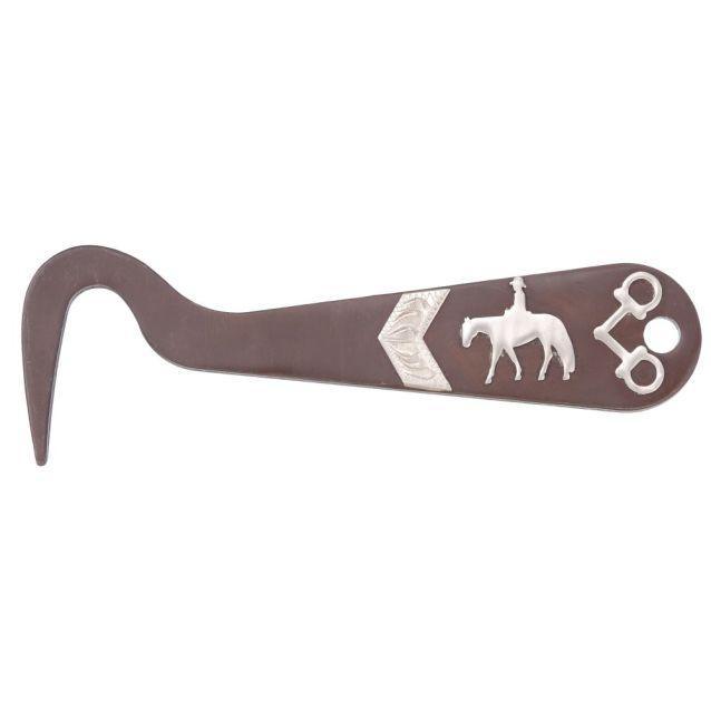 Tough1 Antique Brown Hoof Pick-Pleasure Horse and Bit - Houlihan Saddlery LLC