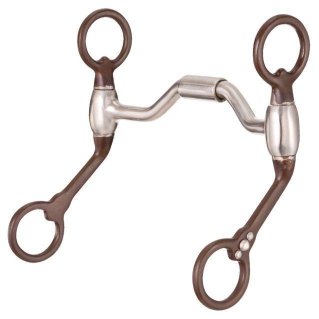 Tough1 Antique Brown Low Port Bit - Houlihan Saddlery LLC