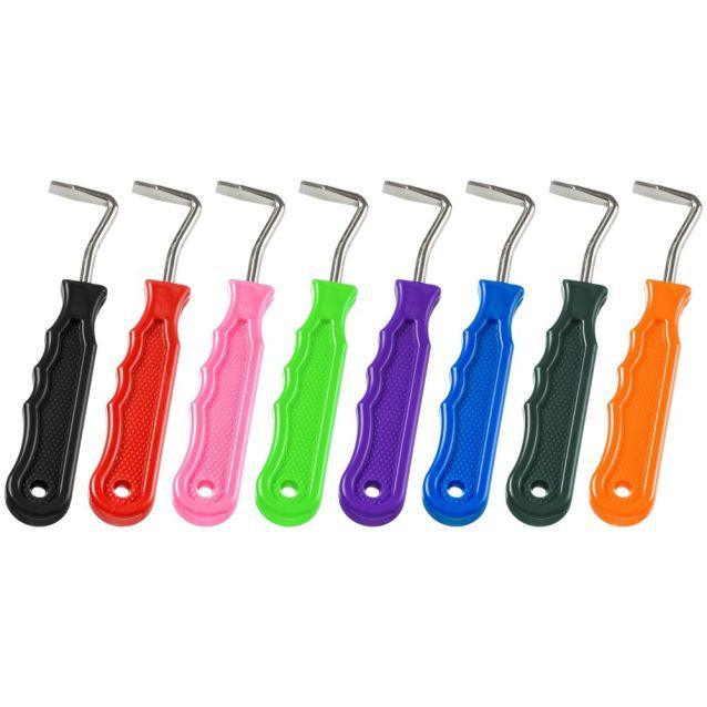 Tough1 Metal Hoof Pick With Easy Grip Handle - Houlihan Saddlery LLC