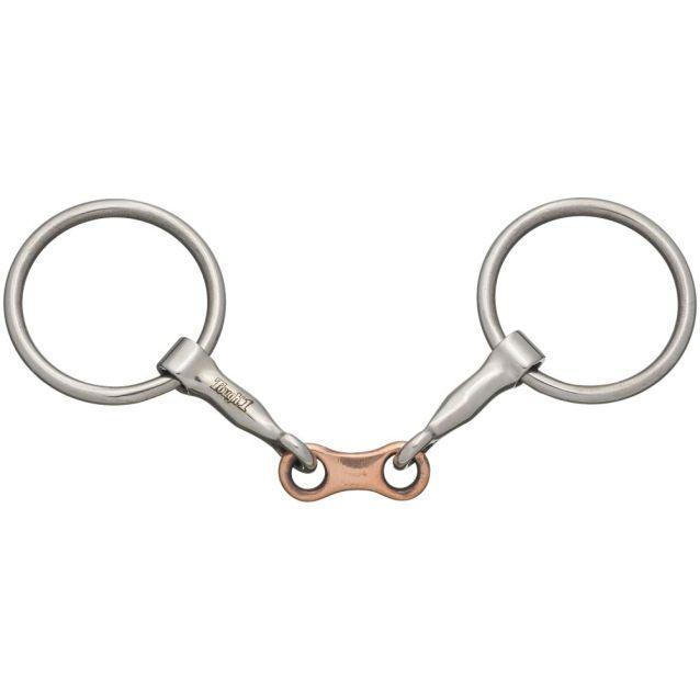 Tough1 Miniature French Link Loose Ring Bit - Houlihan Saddlery LLC