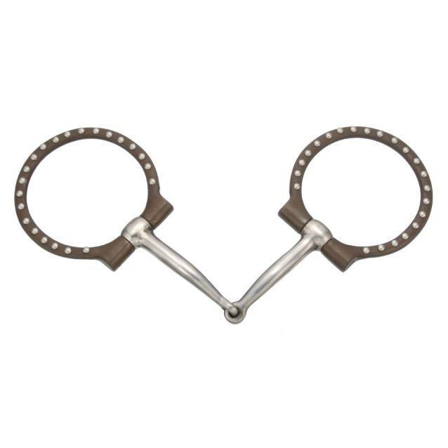 Tough1 Offset Dee with Dots Snaffle - Houlihan Saddlery LLC