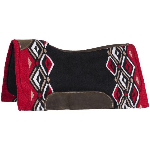 Tough1 Pachanga Wool Contour Saddle Pad - Houlihan Saddlery LLC