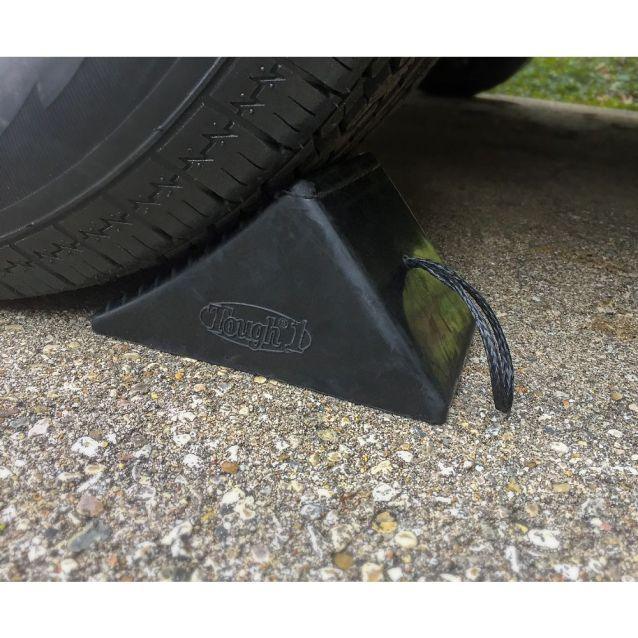Tough1 Rubber Trailer Chock - Trailer Accessories Tough1 Houlihan Saddlery LLC