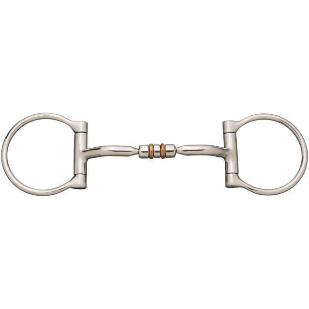 Tough1 Stainless Steel 3-Piece Tongue Relief Dee - Houlihan Saddlery LLC