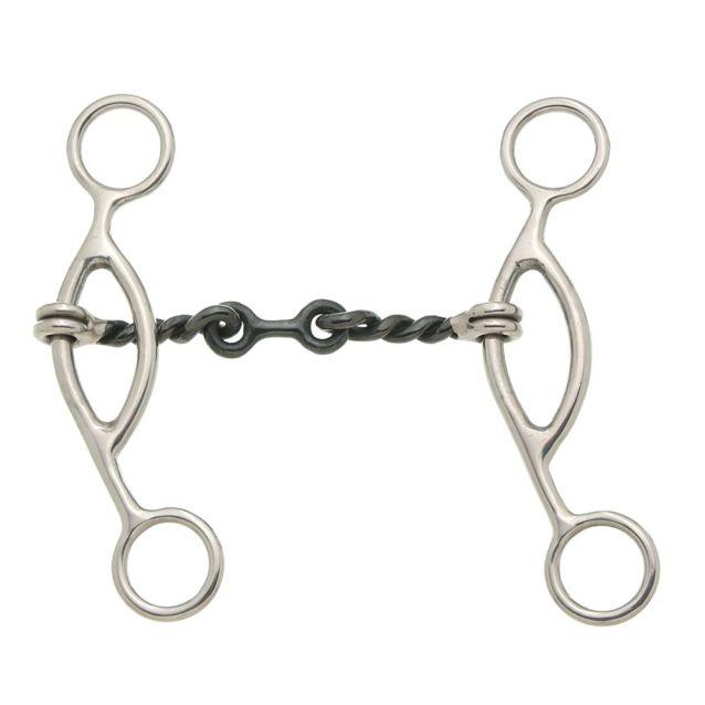 Tough1 Sweet Iron Gag Dogbone Snaffle - Houlihan Saddlery LLC