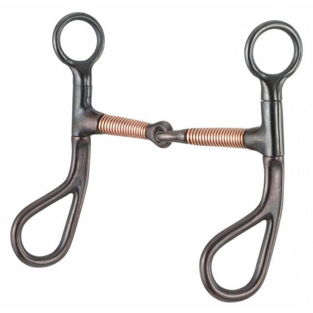 Tough1 Teardrop Copper Wrapped Snaffle - Houlihan Saddlery LLC