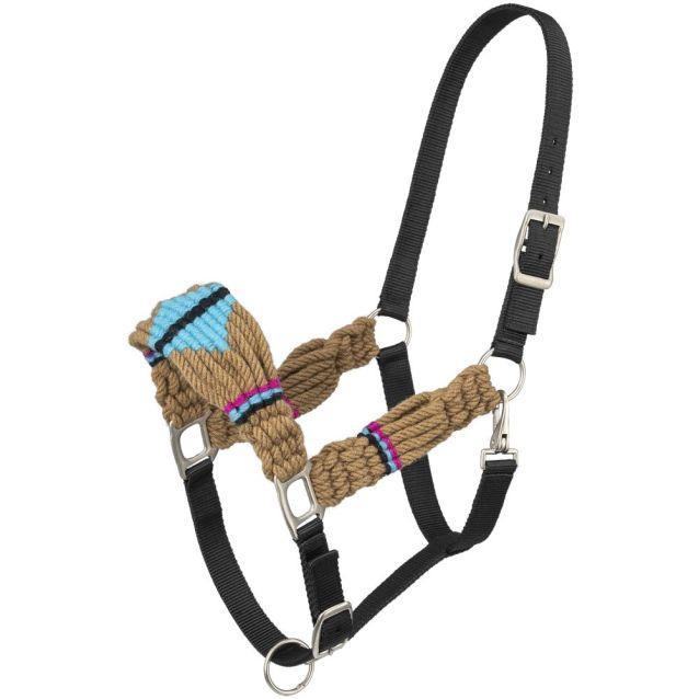 Tough1 Wool String Nylon Halter - Houlihan Saddlery LLC