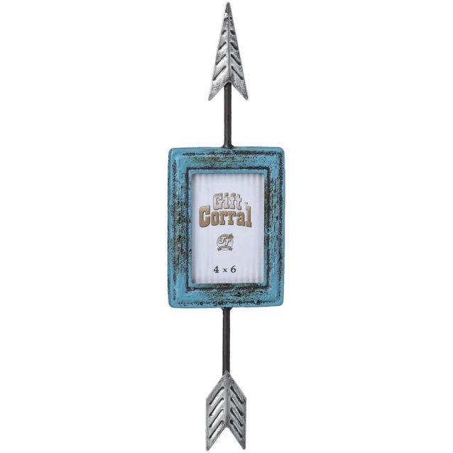 Turquoise Arrow Photo Frame - Houlihan Saddlery LLC