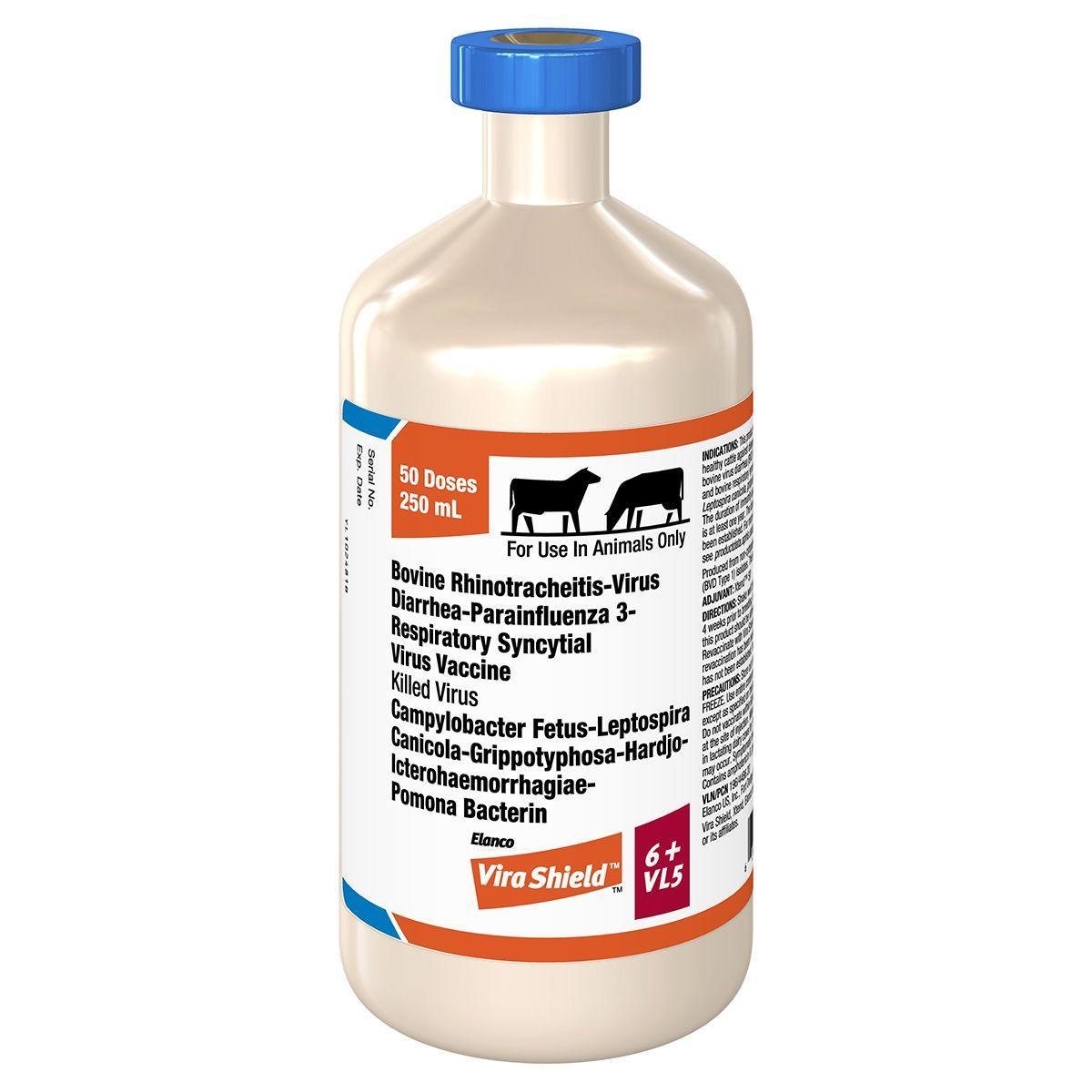 Vira Shield 6+VL5 - Cattle Vaccine Elanco Houlihan Saddlery LLC