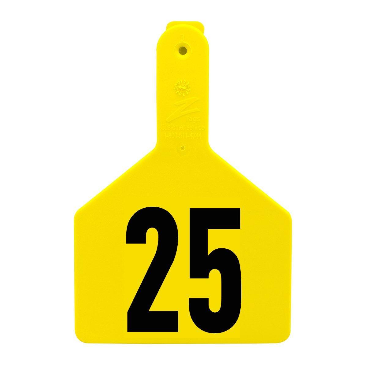 Z1 No-Snag Number Cow Tags - Houlihan Saddlery LLC