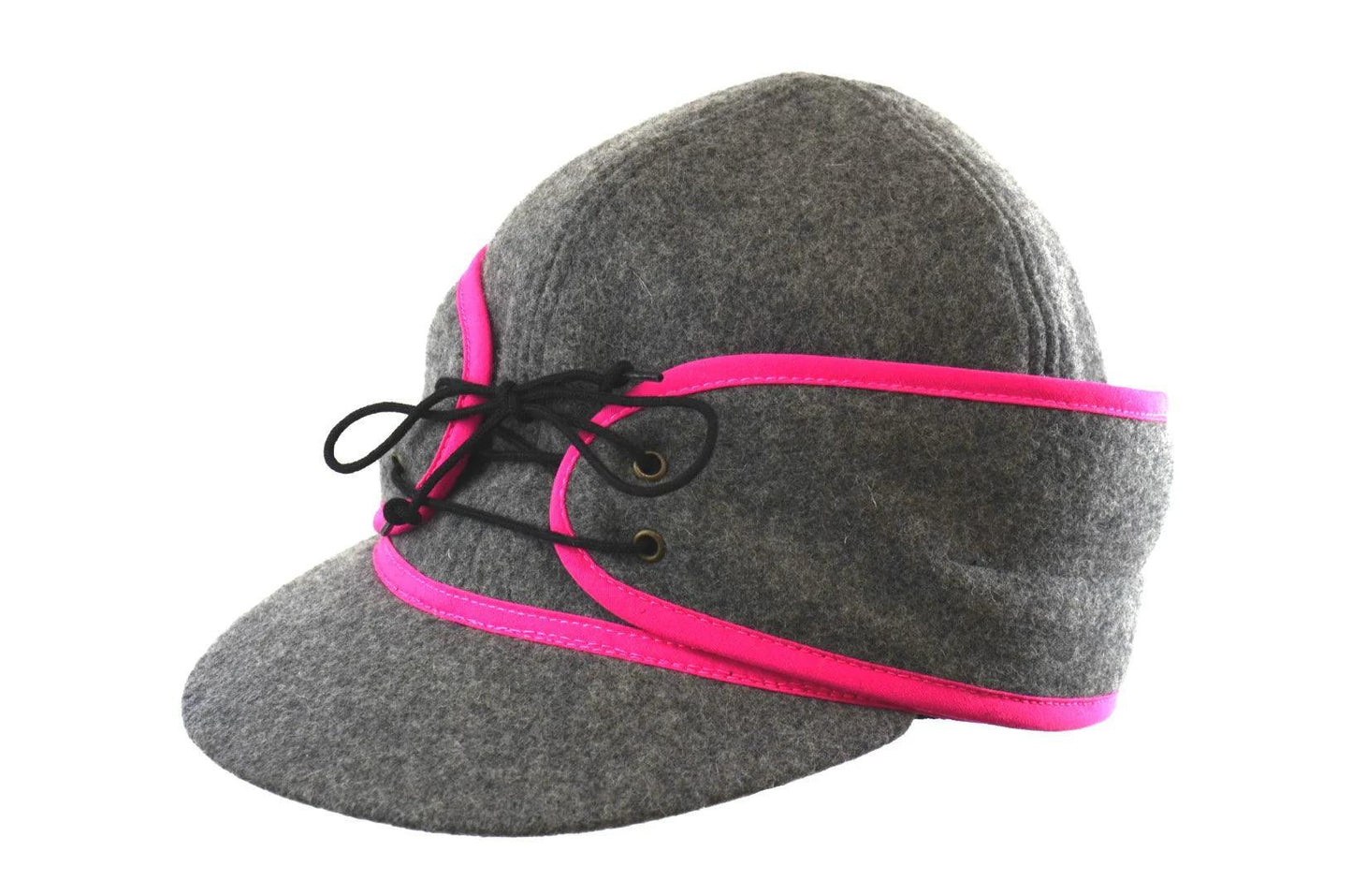 Crown Cap Ladies Wool Railroad Hat with Ponytail Hole - Houlihan Saddlery LLC