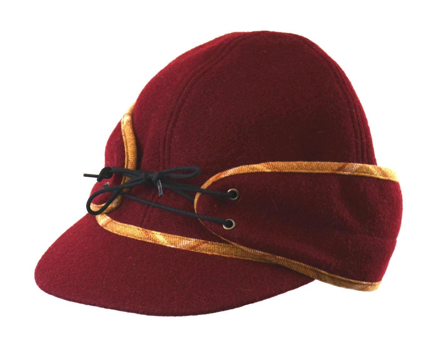 Crown Cap Ladies Wool Railroad Hat with Ponytail Hole - Houlihan Saddlery LLC