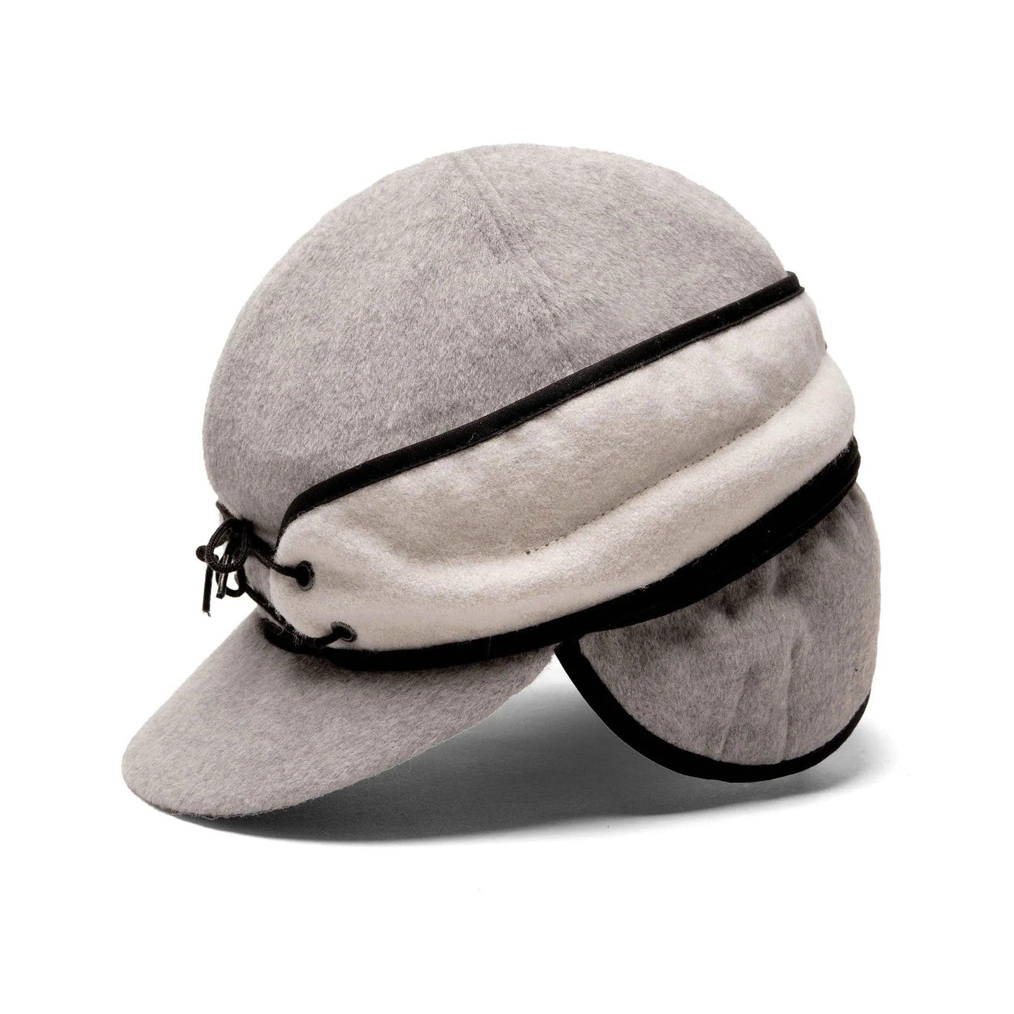 Crown Cap Wool/Cashmere Blend Railroad with Dropdown Earflap - Houlihan Saddlery LLC