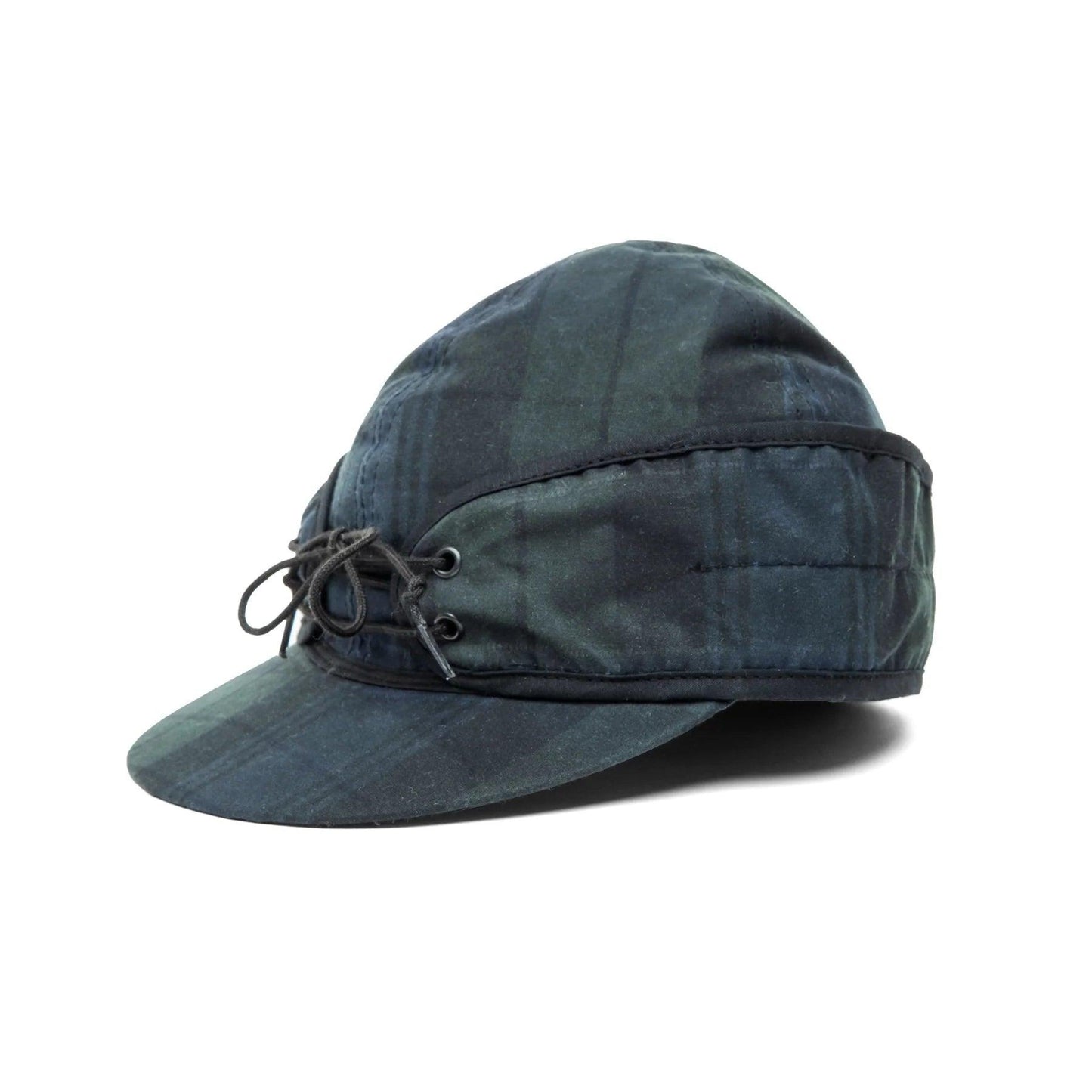 Crown Cap Waxed Plaid Railroad Hat - Houlihan Saddlery LLC