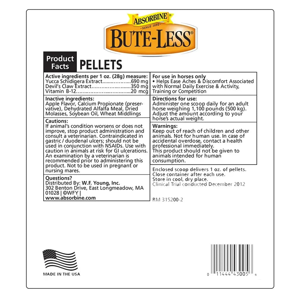 Bute-Less Pellets