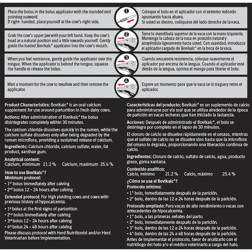 Bovikalc Oral Calcium Boluses