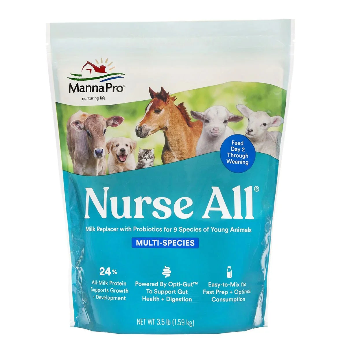 Nurse All Multi-Species Milk Replacer - Livestock Colostrum Compana Pet Brands Houlihan Saddlery LLC