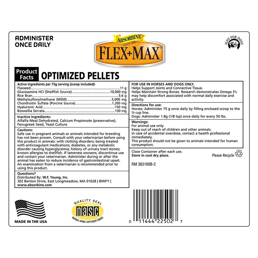 Flex+Max Optimized Pellets