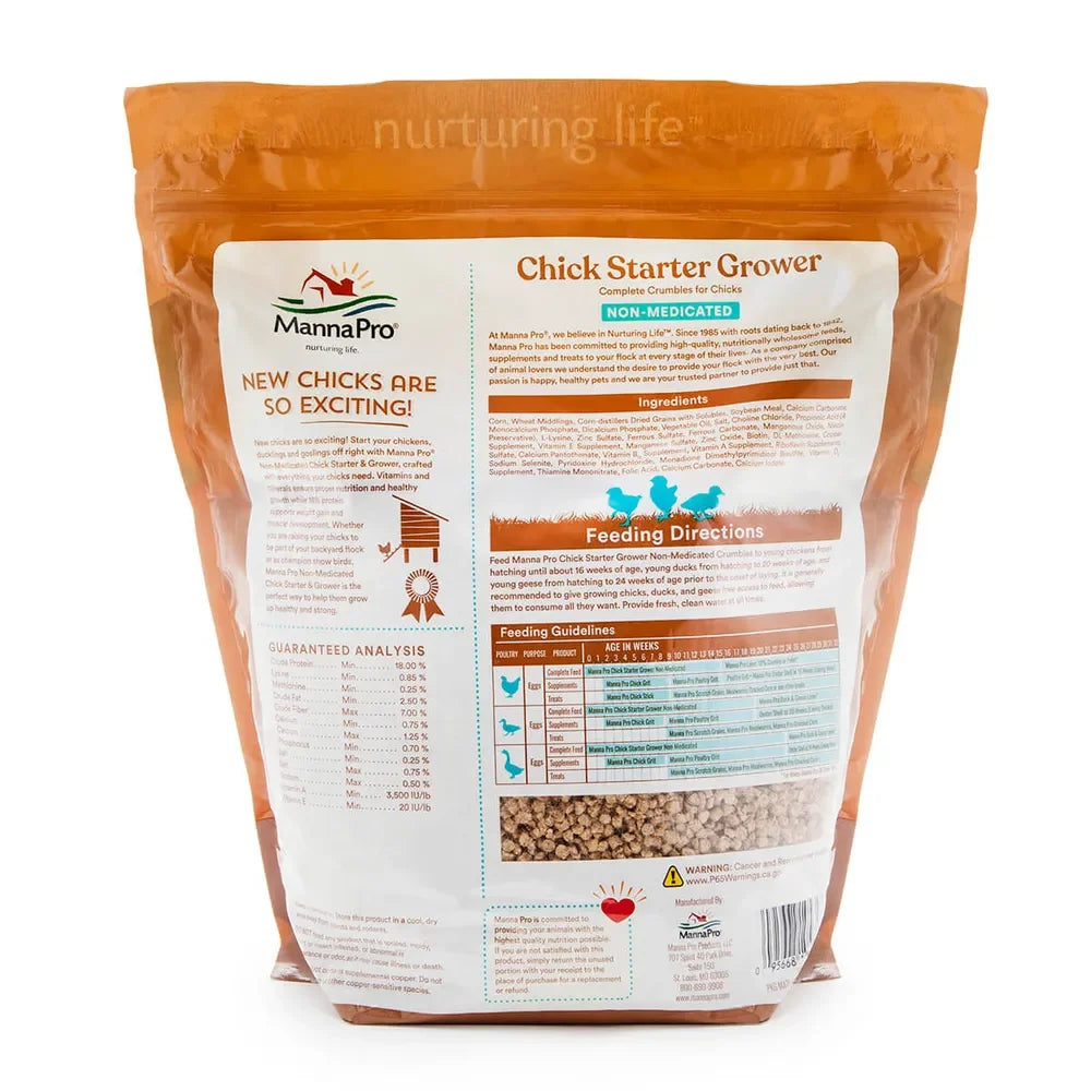 Chick Starter Grower Non-Medicated