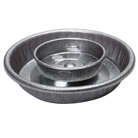 Round Quart Jar Metal Waterer Base