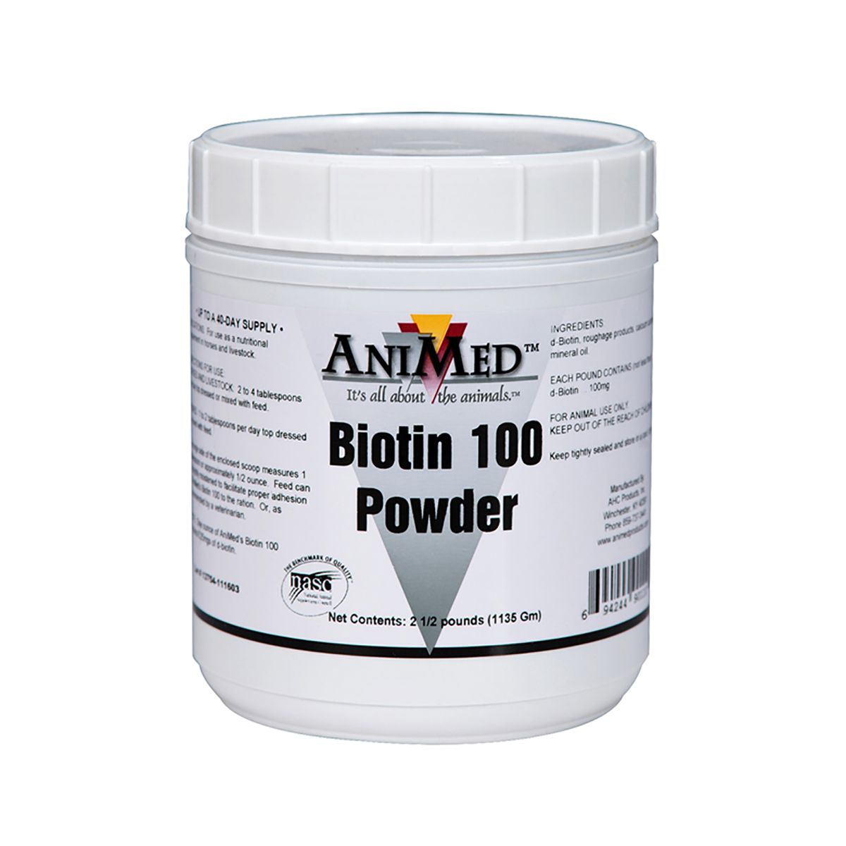 AniMed Biotin 100 Powder